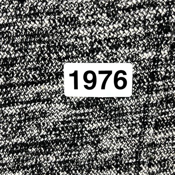 Karl Lagerfeld Jacket Womens XL Tweed Full Zip Blazer Raw Hem Black White - Picture 14 of 14